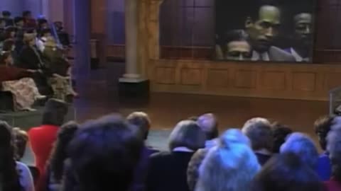 This was Oprah's audience reacting to OJ Simpson's verdict in real time (1995)