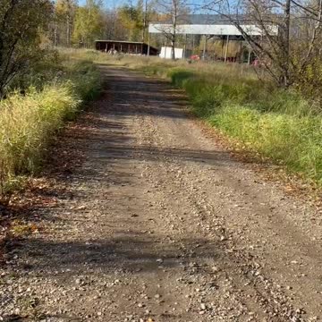 When Nikki came out that culvert was washed out…