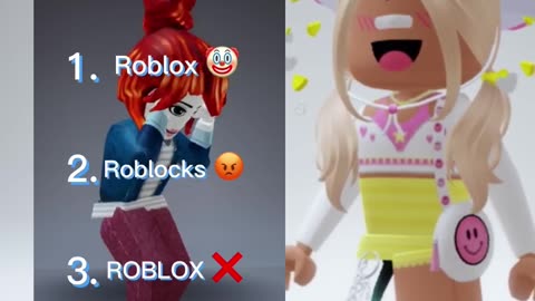 WHY IS SHE PLAYING ROBLOX