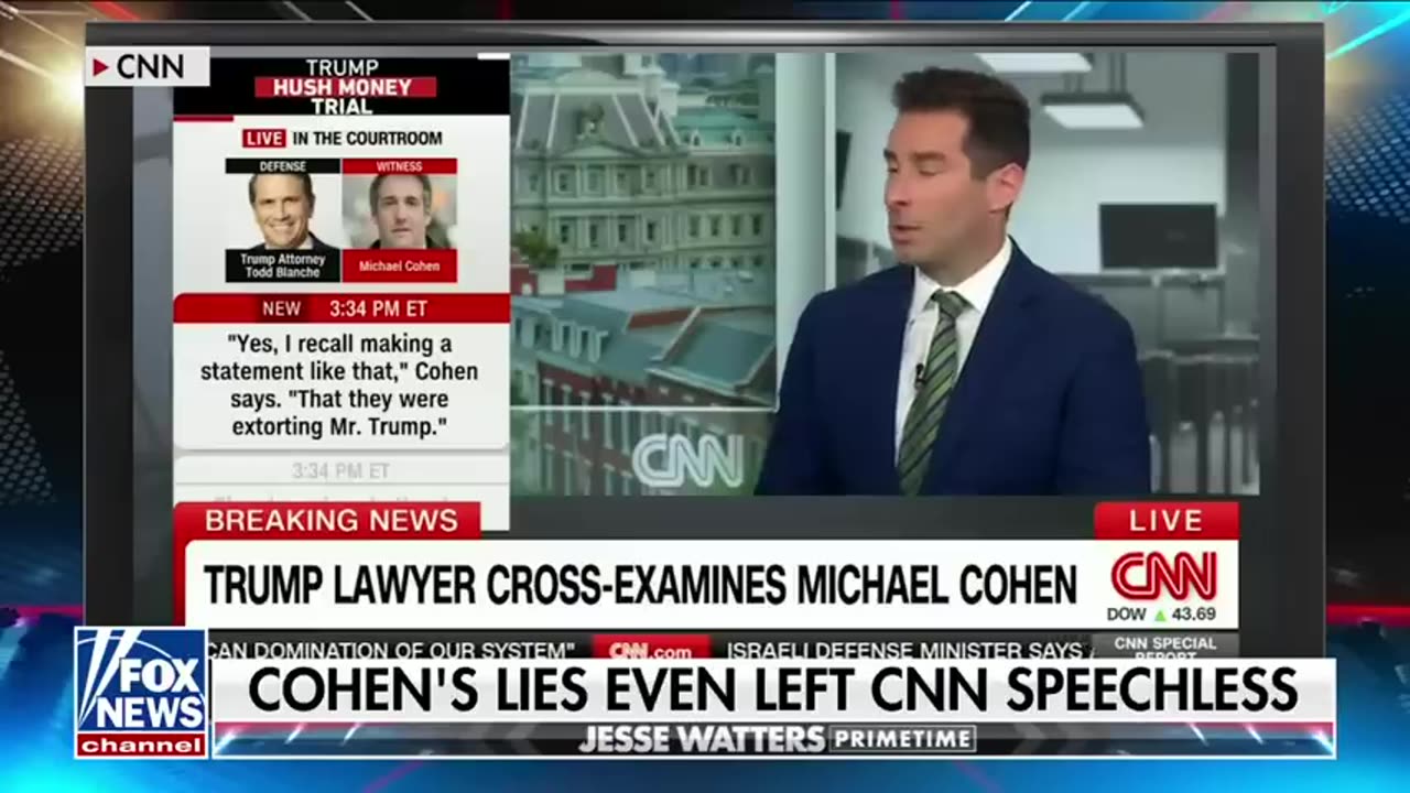 Jesse Watters_ Michael Cohen fell apart under cross examination Gutfeld Fox News