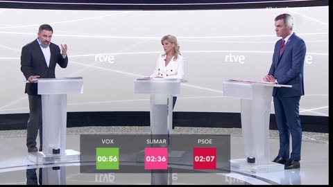 Debate a tres Abascal, Díaz y Sánchez (4)