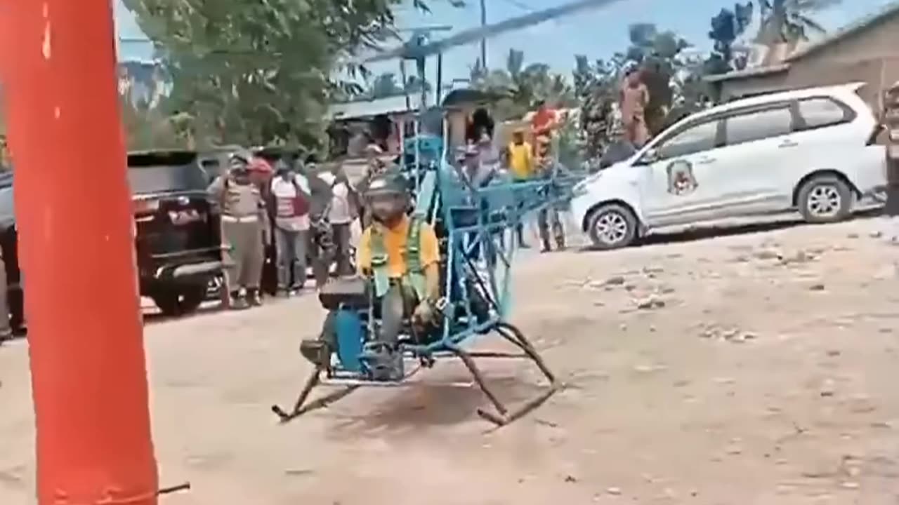 Uji coba halycopter buatan