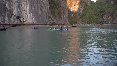 Took a cruise on Halong Bay, Vietnam. Day 1 videos.