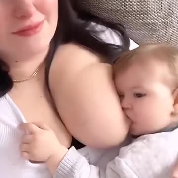 Embrace of Love: Nurturing Moments in the Breastfeeding Symphony! 🌈🤱 | Breastfeeding
