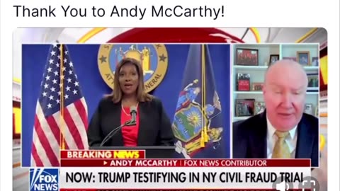 Trump Truth - Thank You Andy McCarthy!