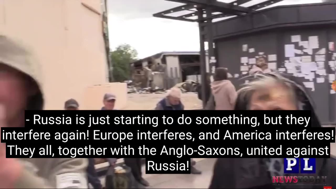 Ukraine war - Citizens of Mariupol angry of disinformation in Europe and US media