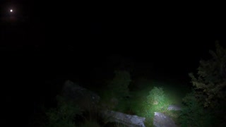 Speedlapse GoPro. Night hiking Dartmoor