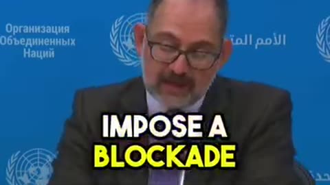 United Nation Michael Fakhri : Israel starved Gaza for many years.