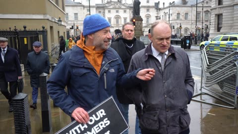 FARMER PROTEST: "(Labour) don't understand (farming) & how it works" (Ed Davey)