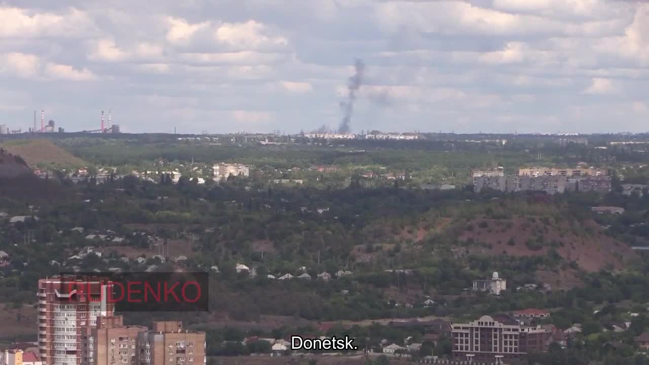 ️Ukrainian forces covered the positions of the occupiers near Donetsk with fire.