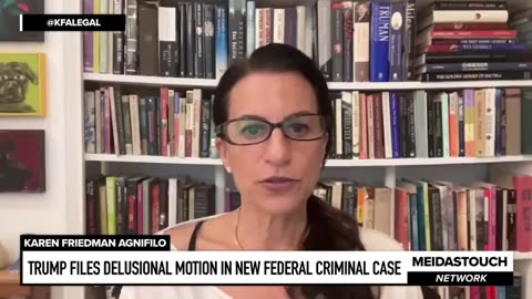Trump files DILOSIONAL MOTION in new Federal criminal case.