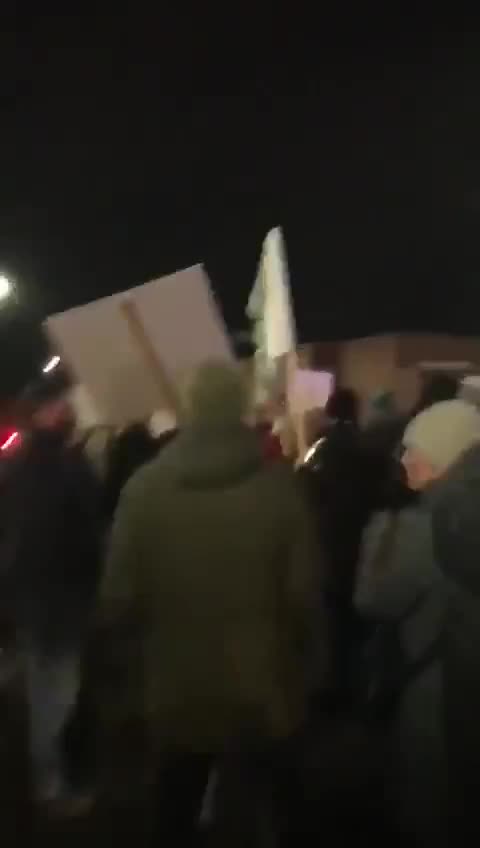 The Irish out again in East Wall, Dublin against illegal immigrants