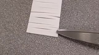 How to fit anything through a very small piece of paper