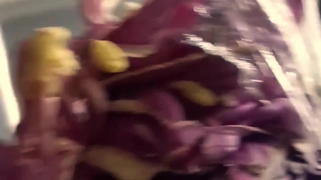 purple cabbage grew inside the fridge #cabbage #vegetable #amazing #trending #viral #viral