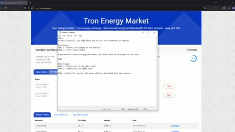 How to use TronMarket.io