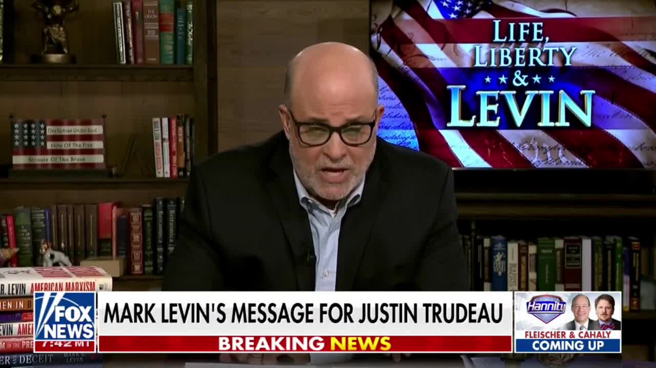 "A Disgusting Disgrace" - Mark Levin Tears Into Justin Trudeau