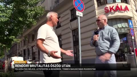 Rendőri brutalitás Őszöd után - M1 Ma reggel