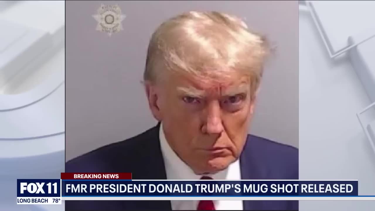 TRUMP MUGSHOT RELEASED