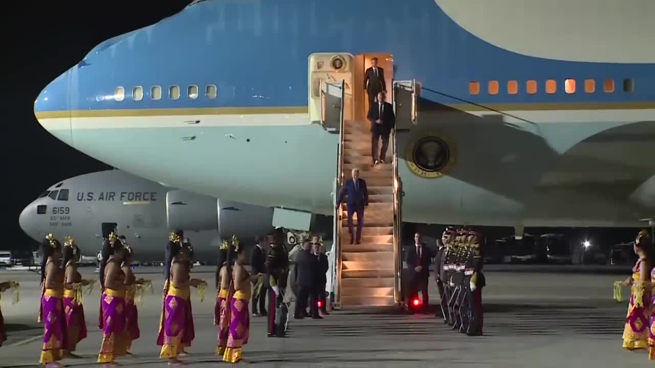 US President Joe Biden touches down in Bali for G20 summit AFP