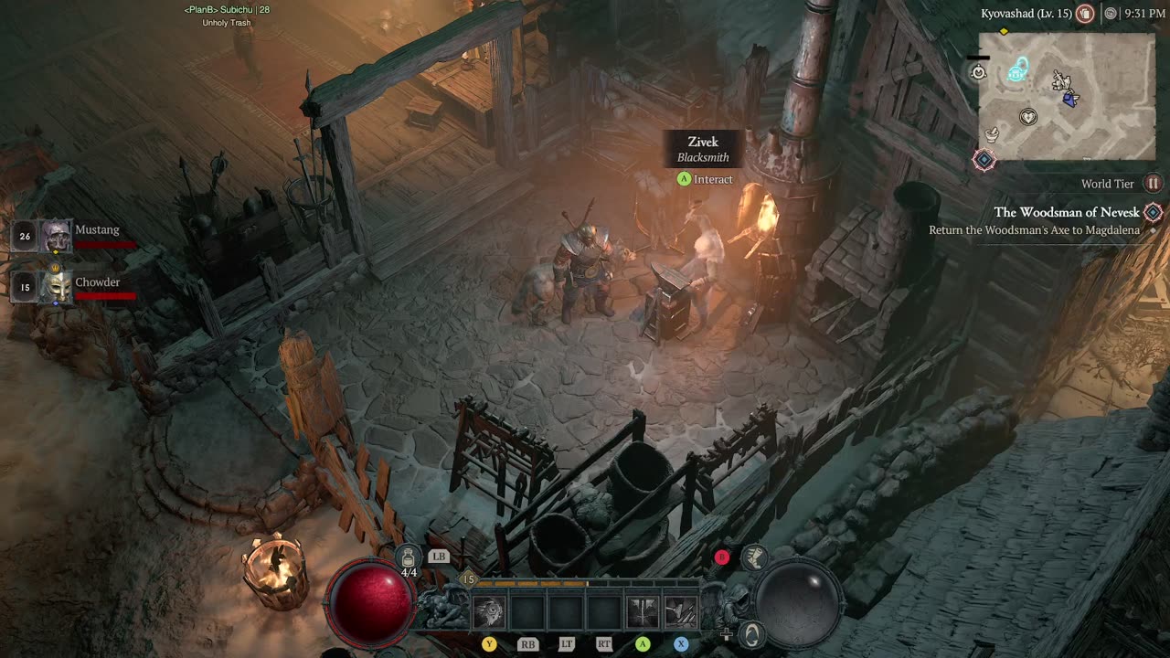 DIABLO IV - Barbarian Leveling