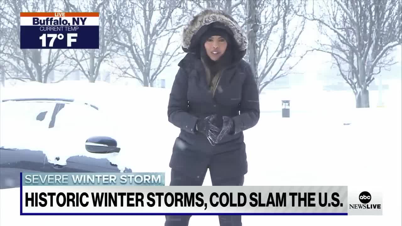 Historic winter storm slams the US