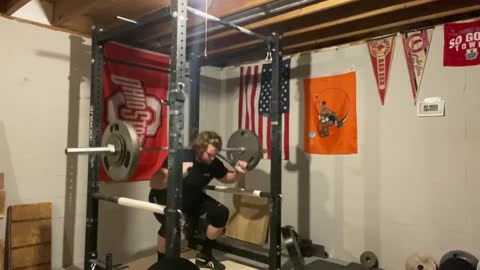 10RPE SSB Squat 345 for 10