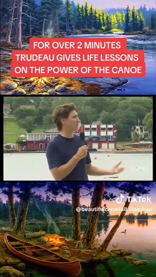 Trudeau to give up his plane for a canoe