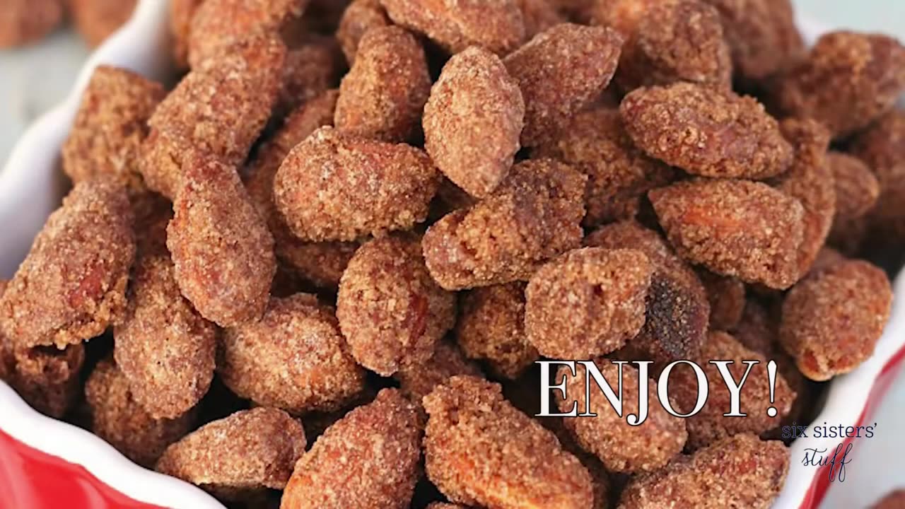 Slow cooker cinnamon almonds