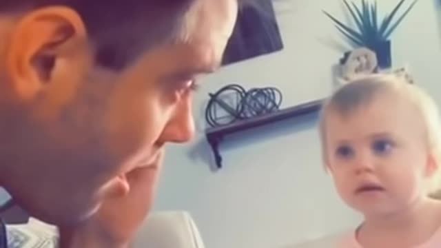 Kid Reacts Hilariously When Dad Pretends to Get Call From Her Boyfriend
