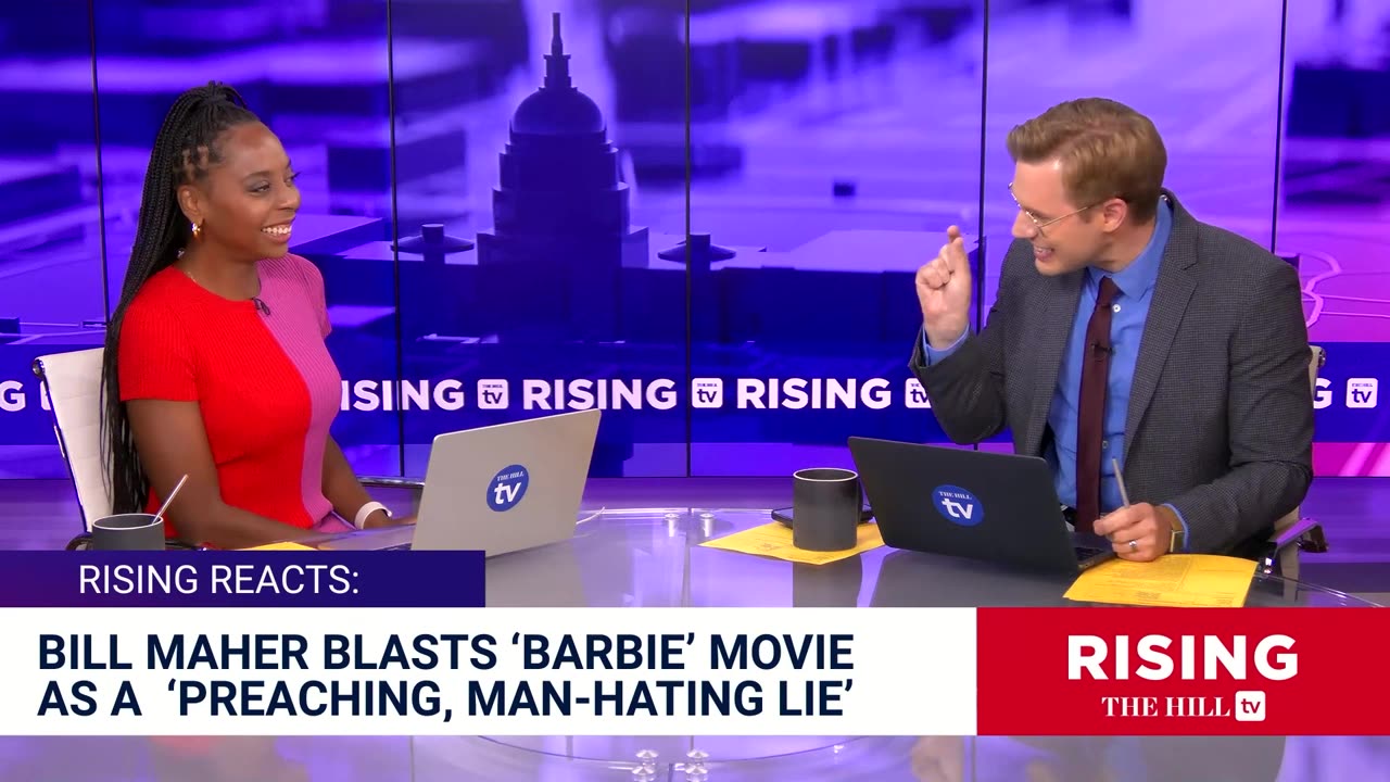 Bill Maher EVISCERATES 'Barbie' Movie for FAUX FEMINISM, Briahna AGREES