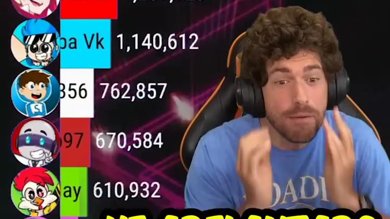 Mr beast vs mikecrack subscriber countdown race