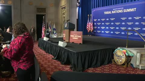 Biden delivers remarks at the White House Tribal Nations Summit