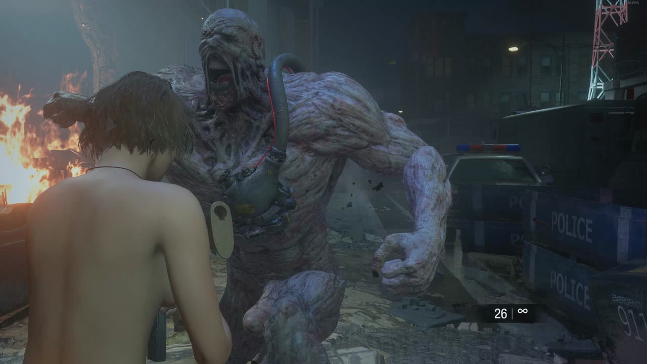 Real nude Jill fights erect Nemesis