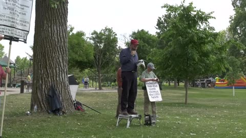 OPBC Preaching at the LGBTQ Pride Event in Golden Valley, MN