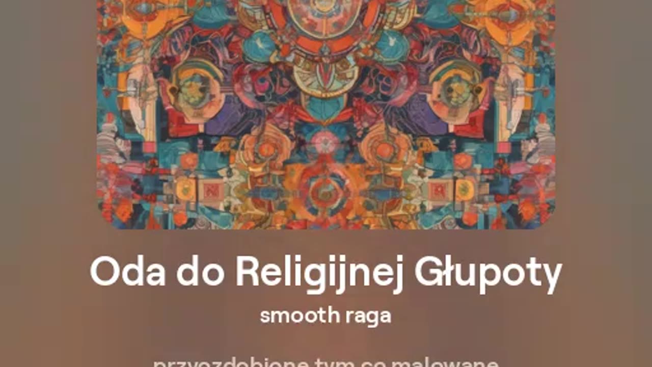 1 - Oda do Religijnej Głupoty - smooth raga - tekst Ewa Lipka, śpiew i muzyka SI/AL 🎵 - 14.06.2024