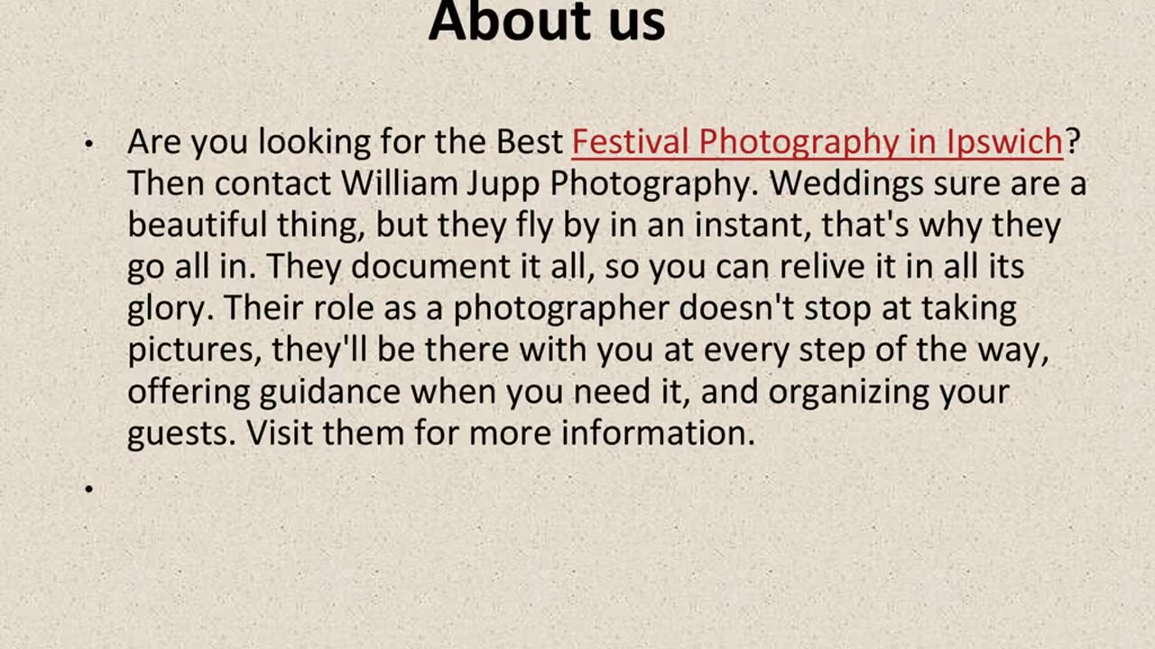 Get The Best Festival Photography in Ipswich.