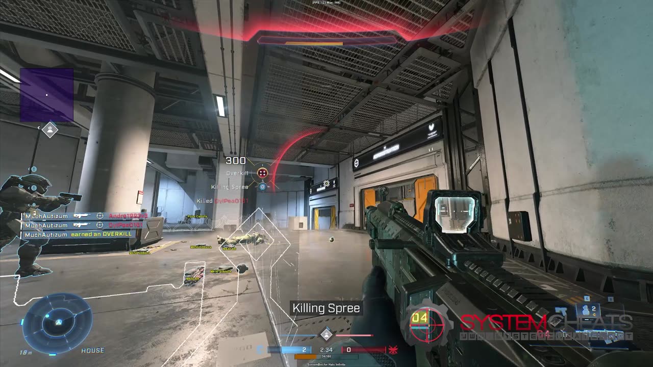Halo Infinite Cheating with Systemcheats.net