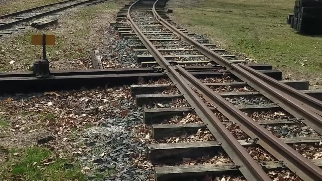 OUR RAIL SPUR IS ALMOST DONE! STEAM ENGINE AND TENDER CAN NOW DRIVE INTO SHOP TOGETHER