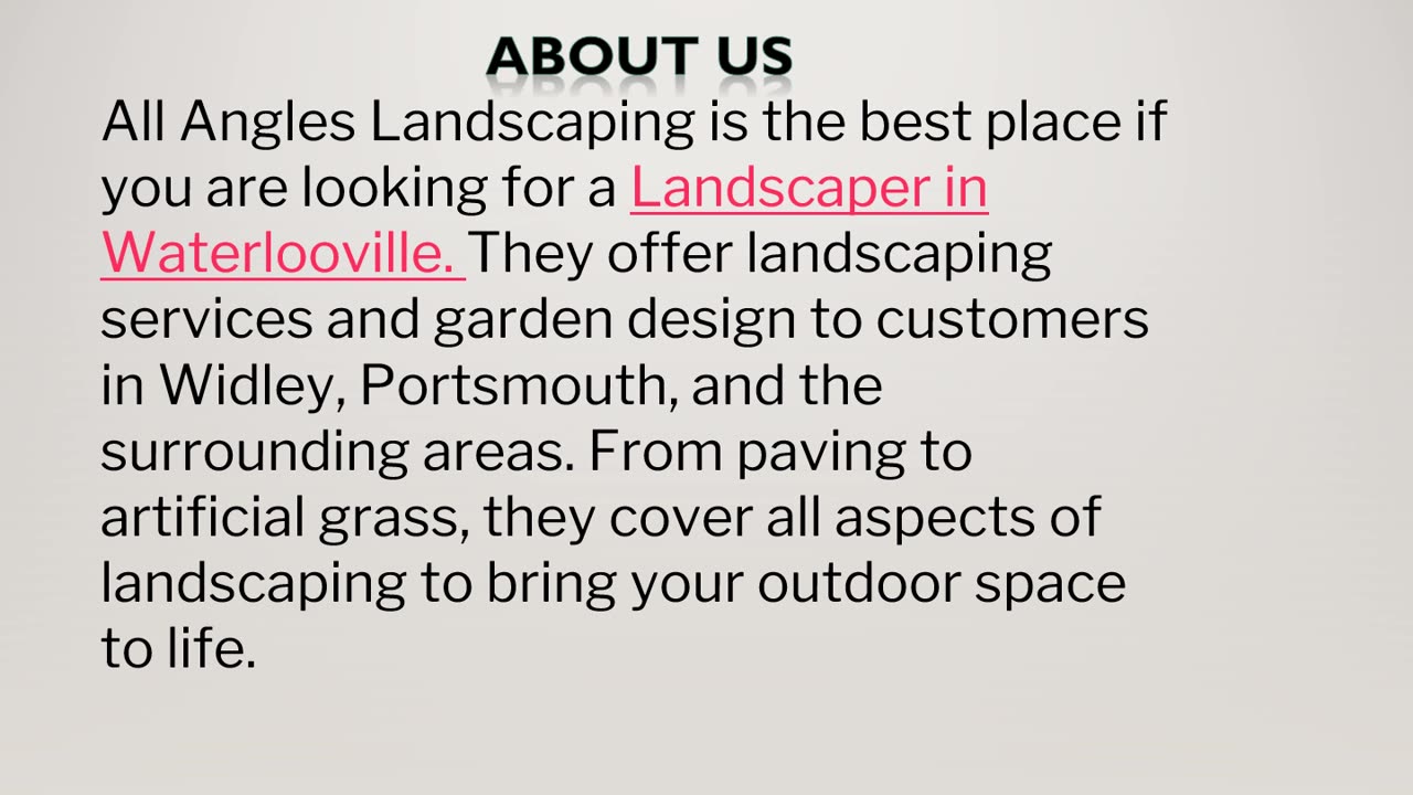 Landscaper in Waterlooville.