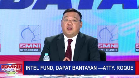 Intel fund, dapat bantayan —Atty. Roque