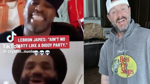 Lebron James Ain't no party like a Diddy party.