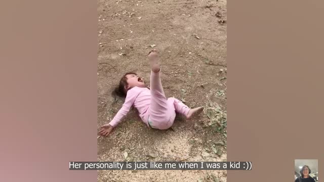 Funniest babies playing outdoor