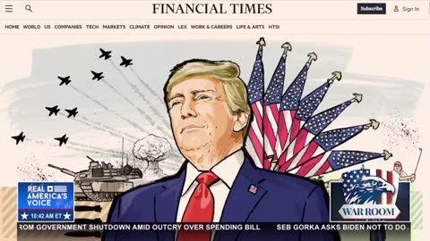 The Financial Times has named Donald Trump the “FT Person of the Year” for 2024