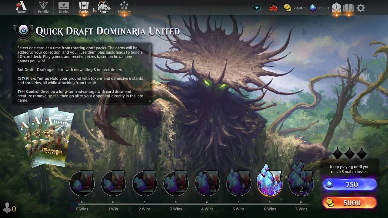 Drafting Dominaria United - Magic the Gathering Arena