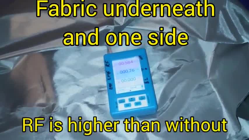 Do Faraday fabric cloth block RD EMF MF wifi router signals? Test, review, results.