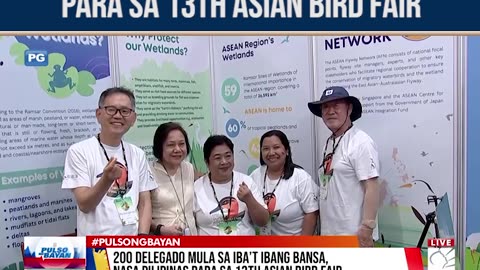 200 delegado mula sa iba't ibang bansa, nasa Pilipinas para sa 13th Asian Bird Fair