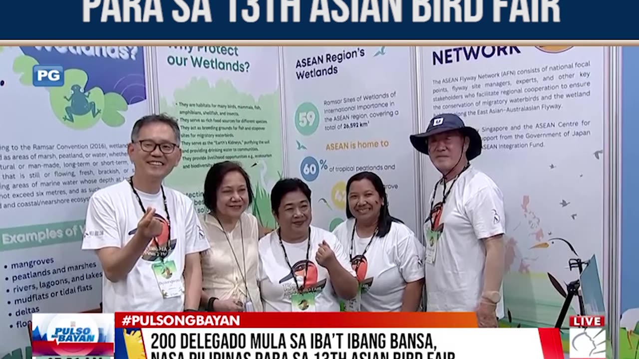 200 delegado mula sa iba't ibang bansa, nasa Pilipinas para sa 13th Asian Bird Fair