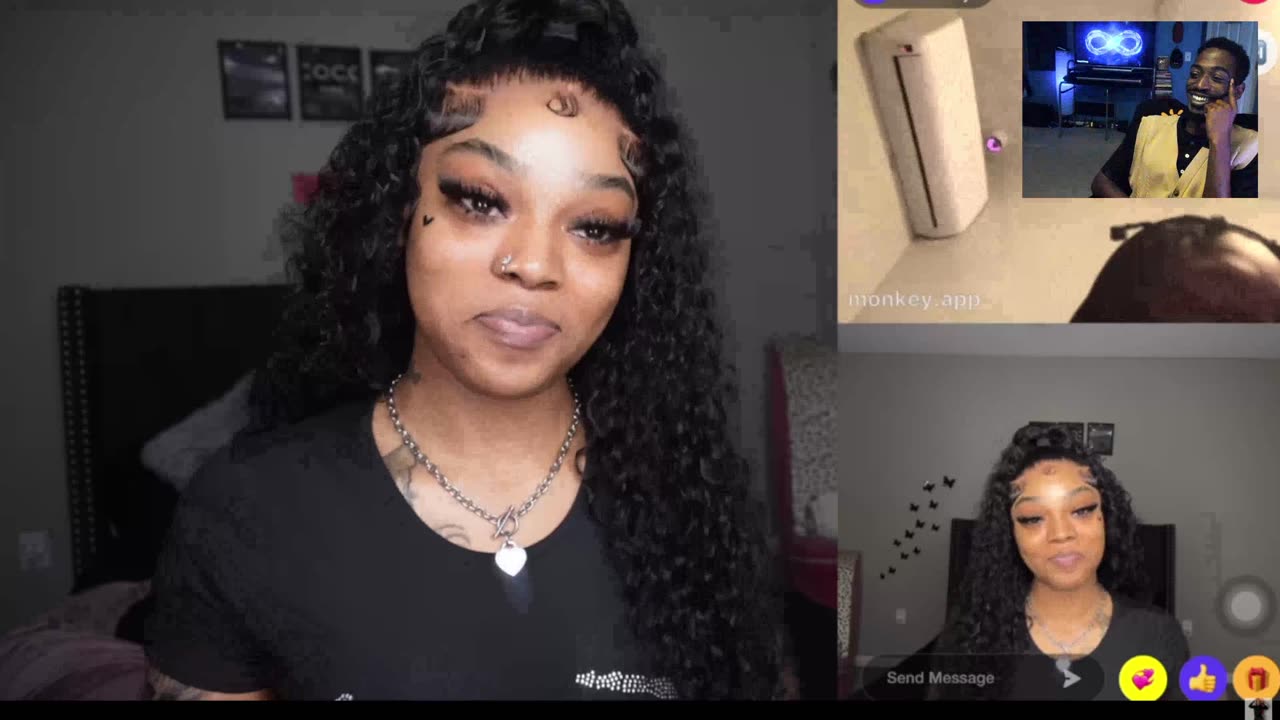 shayyszn EATING WINGSTOP & TROLLING PPL ON THE MONKEY APP TO SEE THEIR REASONS 😂🤦🏽♀️ reaction