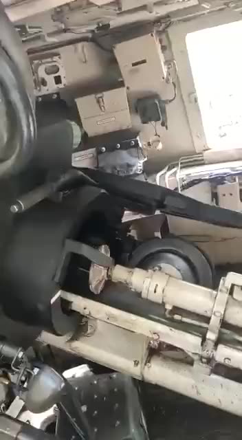 Ukrainian gunners fire at the occupiers with M109