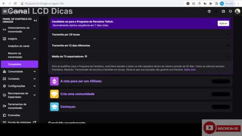 Meu método Twitch. No 1º mês virei afiliado, alcancei parceiro, e faturei 284,00 dólares, no 1º mês